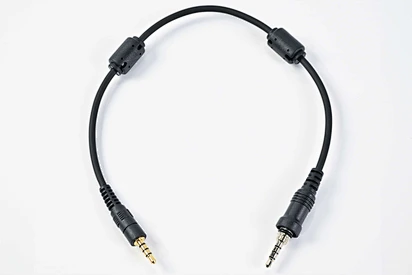 TRRS to TRRS(TWO MAGNETIC RINGS) Audio Video Cable